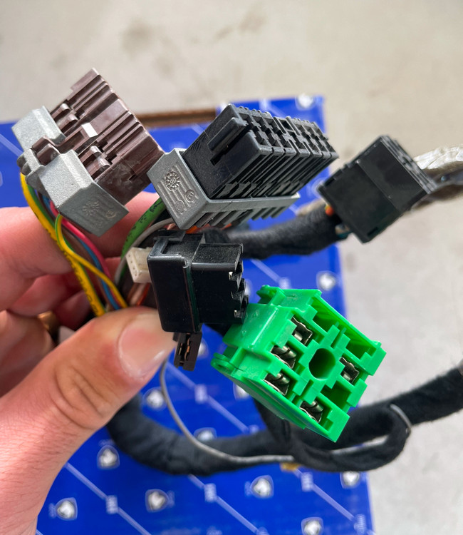 دسته سیم جلو داشبورد سمند EL دوگانه سوز ایساکو 8021341AA