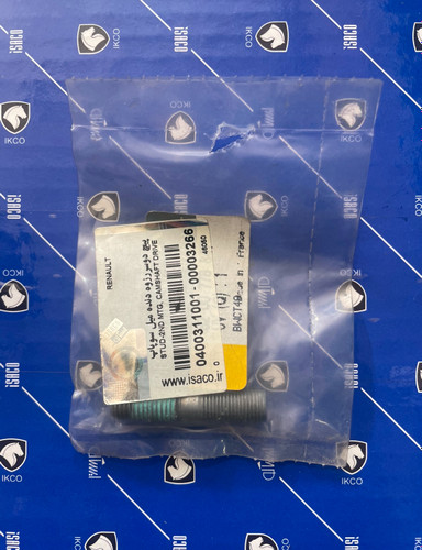 پیچ دو سر رزوه دنده میل سوپاپ ال ۹۰ اورجینال فرانسه لیبل ایساکو