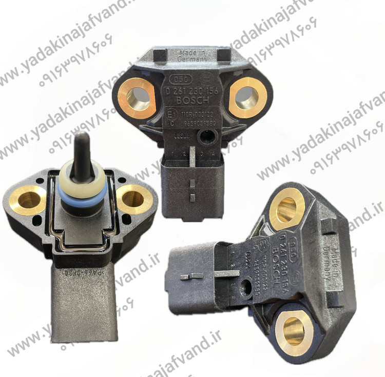 سنسور فشار گاز 206 تیپ 5 (سنسور مپ خرگوشی بوش اورجینال) با لیبل ایساکو