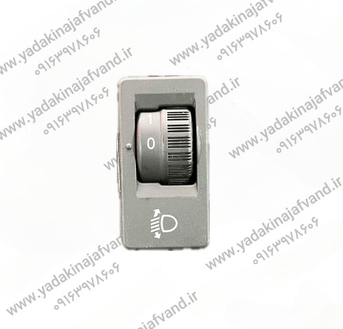 سوئیچ تنظیم الکتریکی چراغ جلو رانا کروز با لیبل ایساکو